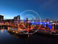 Hamburg Hafen Elbphilharmonie Abend #253